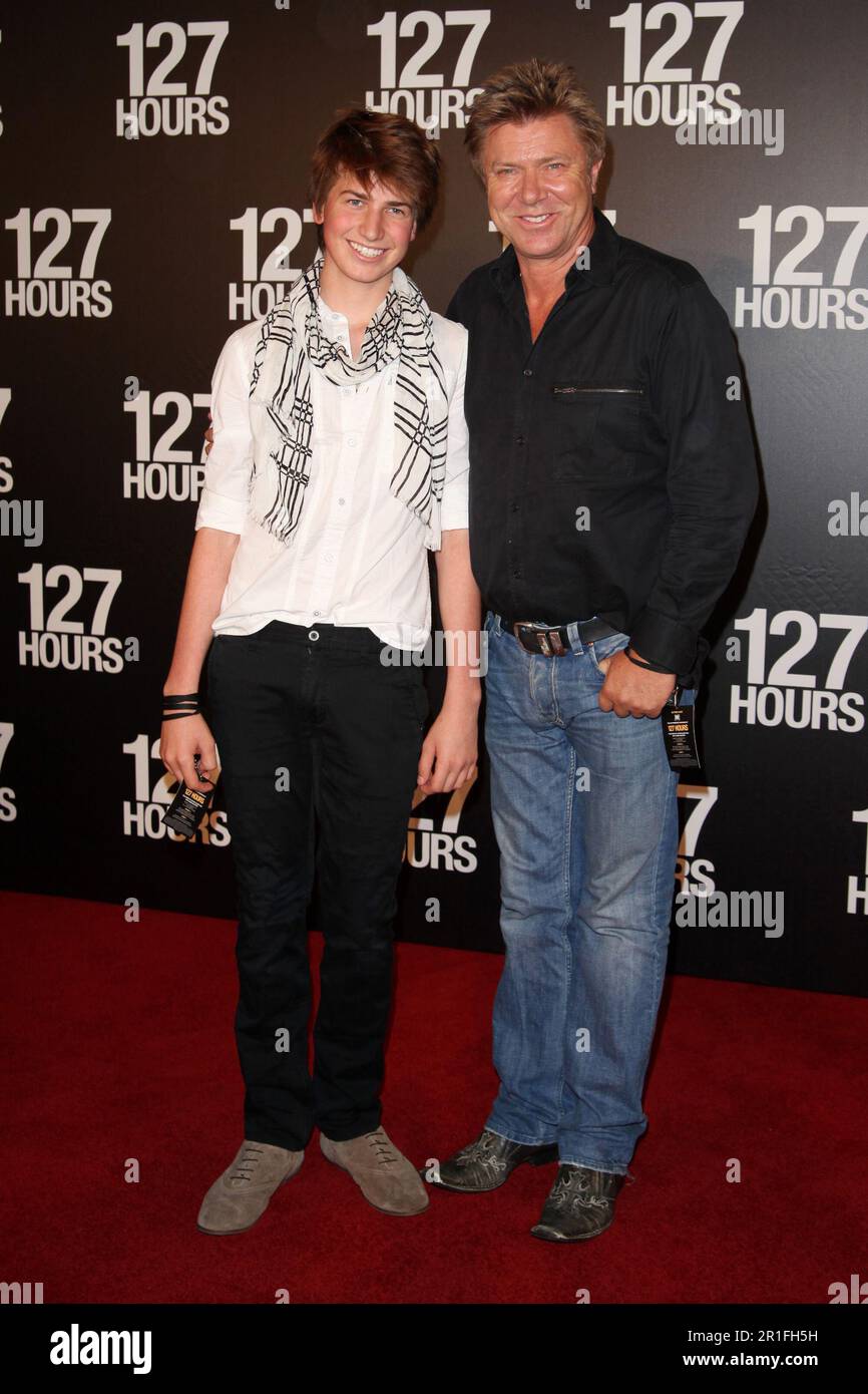 Richard Wilkins and his son Christian Wilkins The Australian premiere