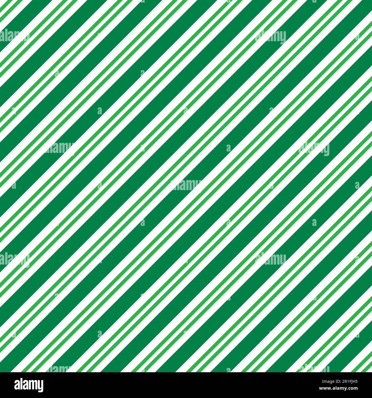 gift wrap texture green diagonal lines and strips Stock Vector