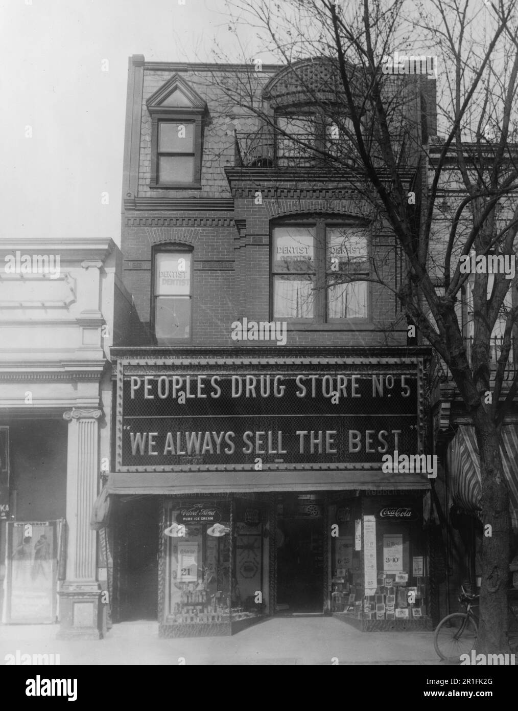 Archival Photo Exterior of People's Drug Store, No. 5, 804 H Street, NE, Washington, D.C. ca
