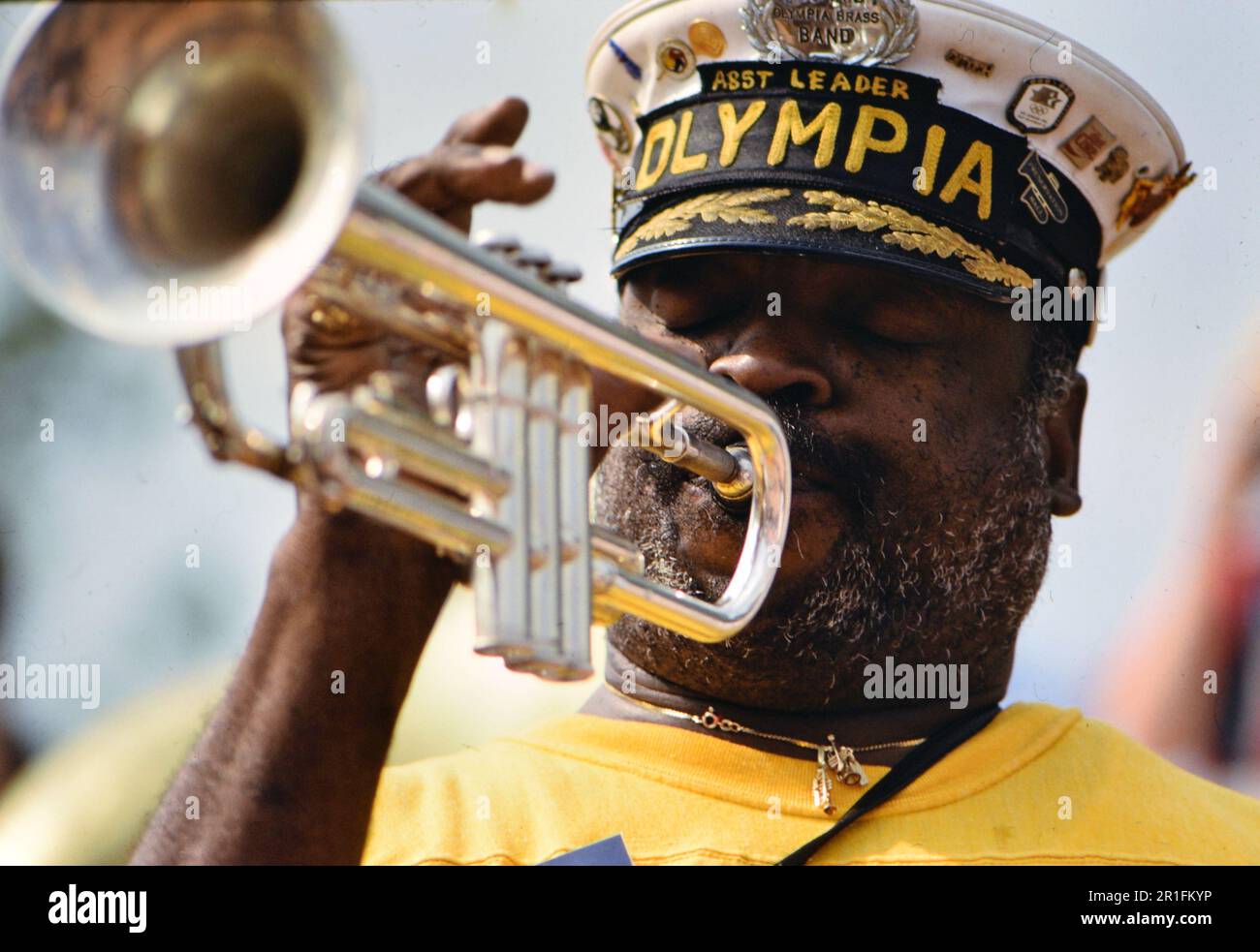 Dejan's Olympia Brass Band performing at the Jambalaya Jam, African