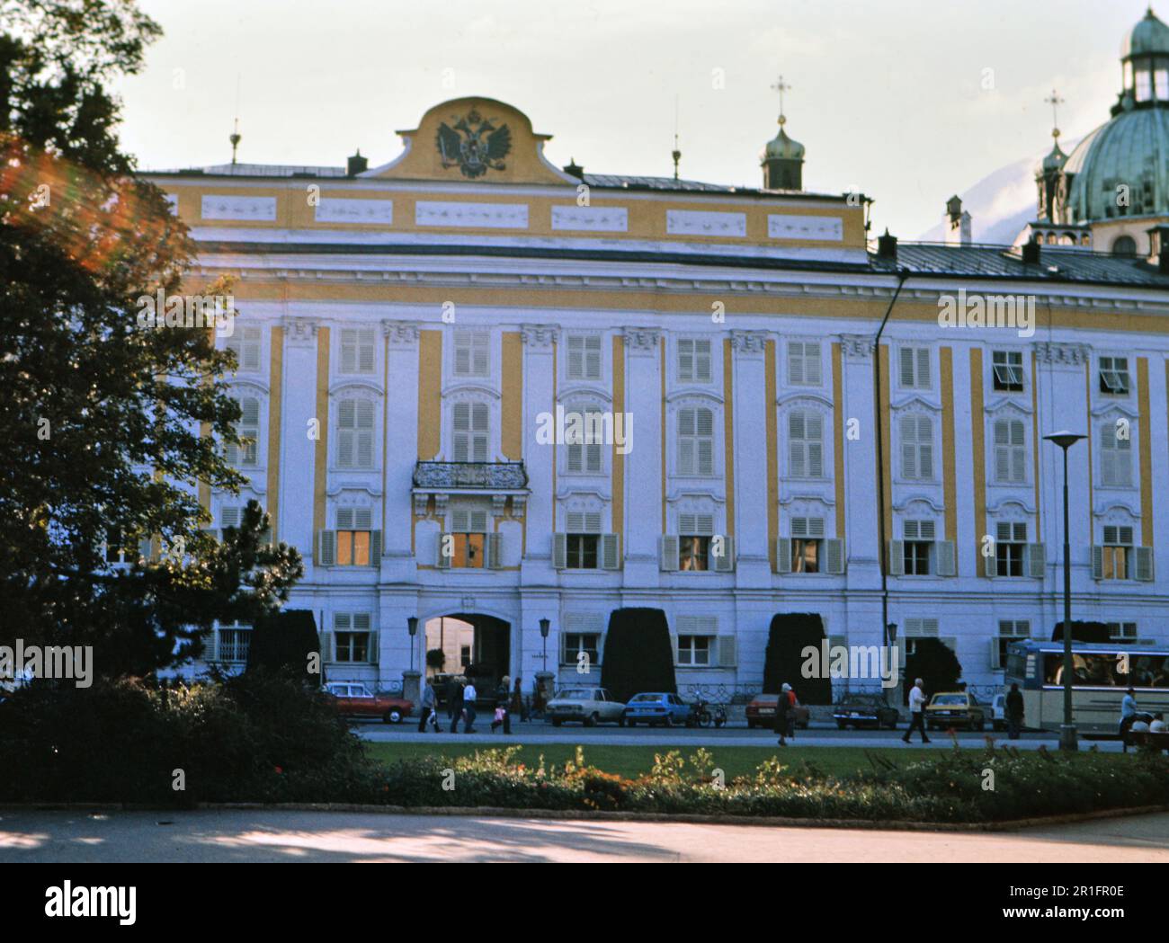 The Hofburg, a former Hapsburg palace in Innsbruck Austria ca. 1976 Stock Photo