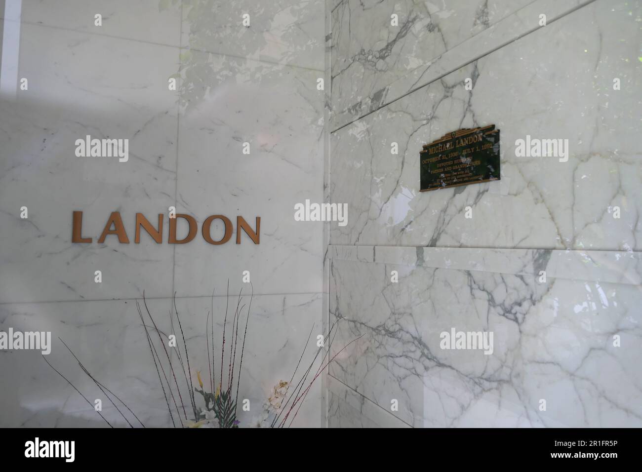 Los Angeles, California, USA 12th May 2023 Actor Michael Landon Grave