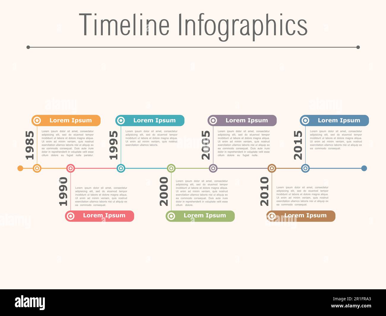 Timeline infographics design template, vector eps10 illustration Stock Vector
