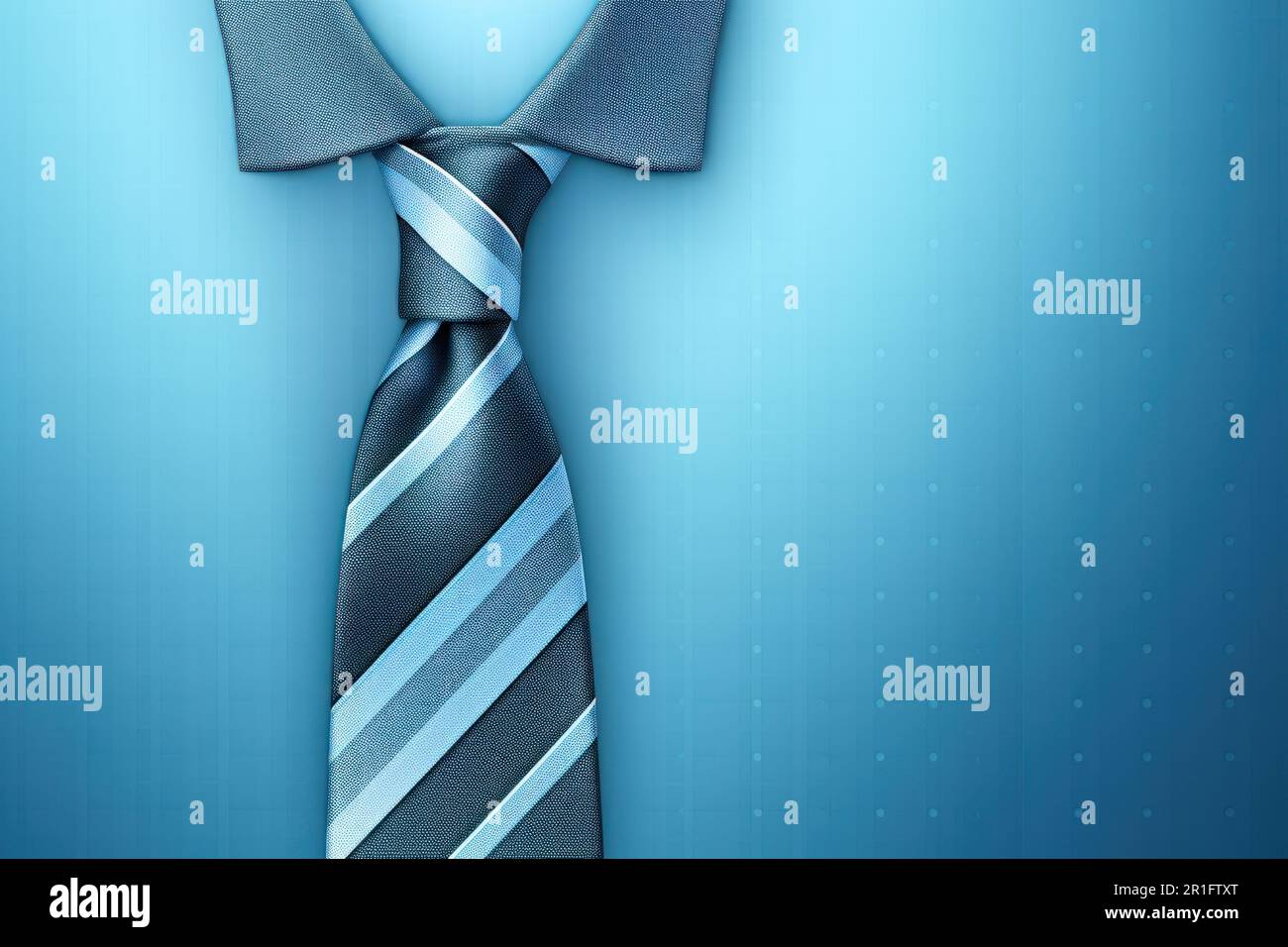 Happy father's day blue background with blue tie Stock Photo - Alamy