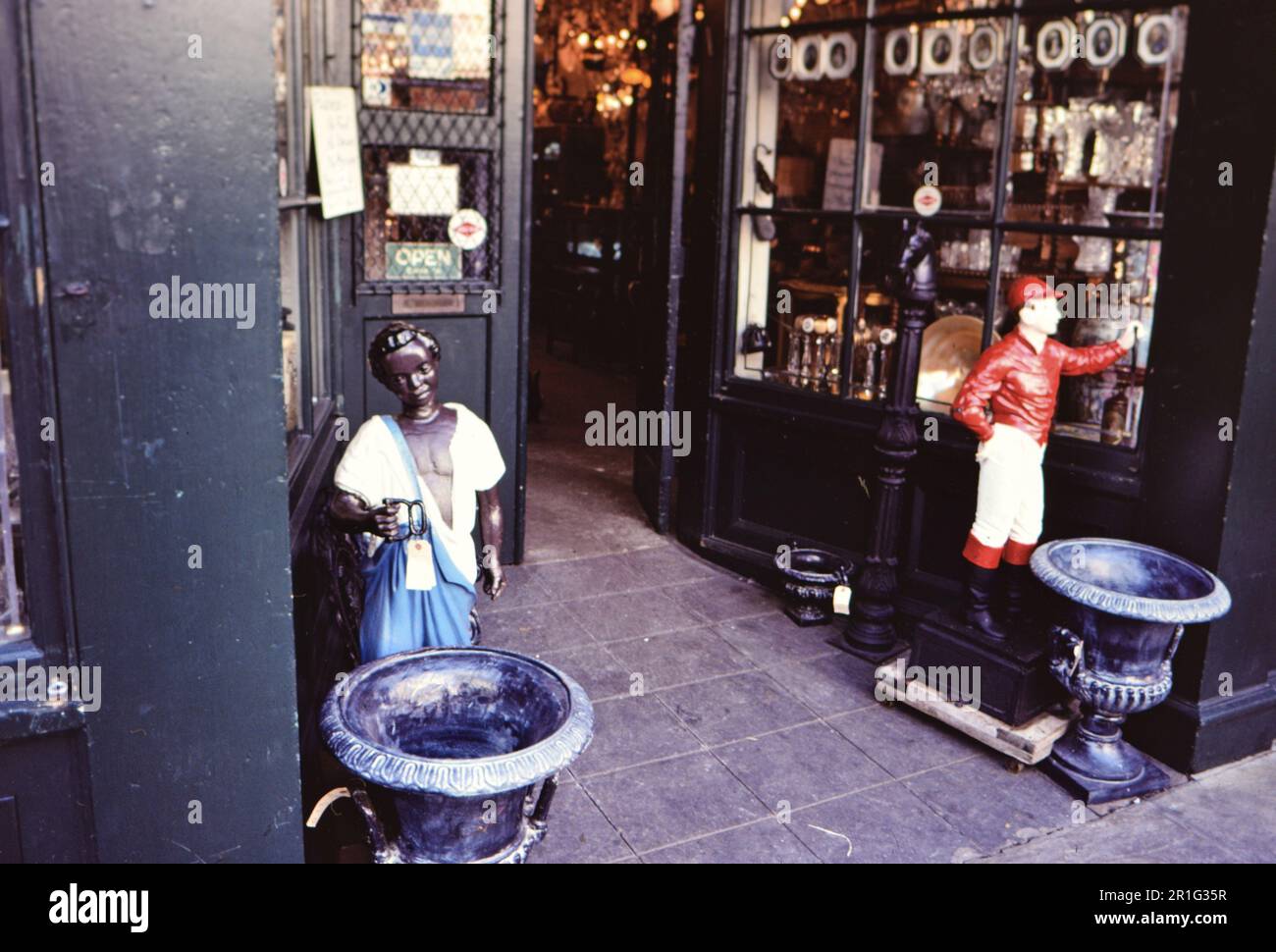 Old antique shop in New Orleans ca. 1985 Stock Photo Alamy