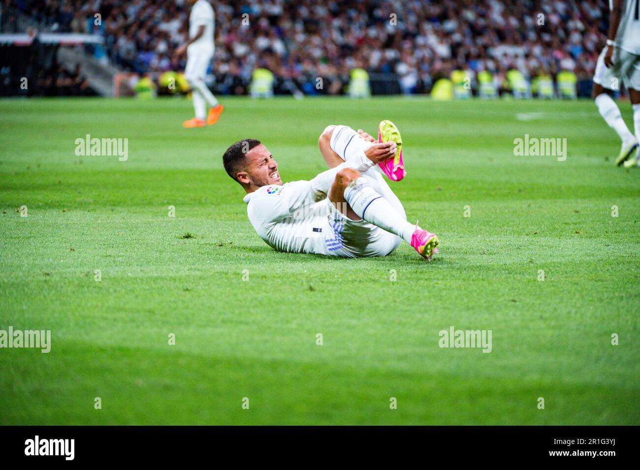 Eden Hazard (Real Madrid) during the football match between Real Madrid