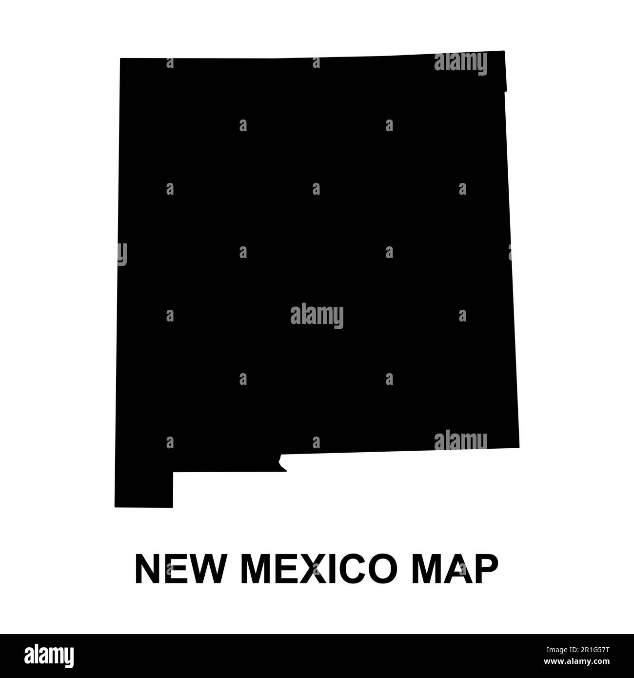 New Mexico map, united states of america. Flat concept icon symbol
