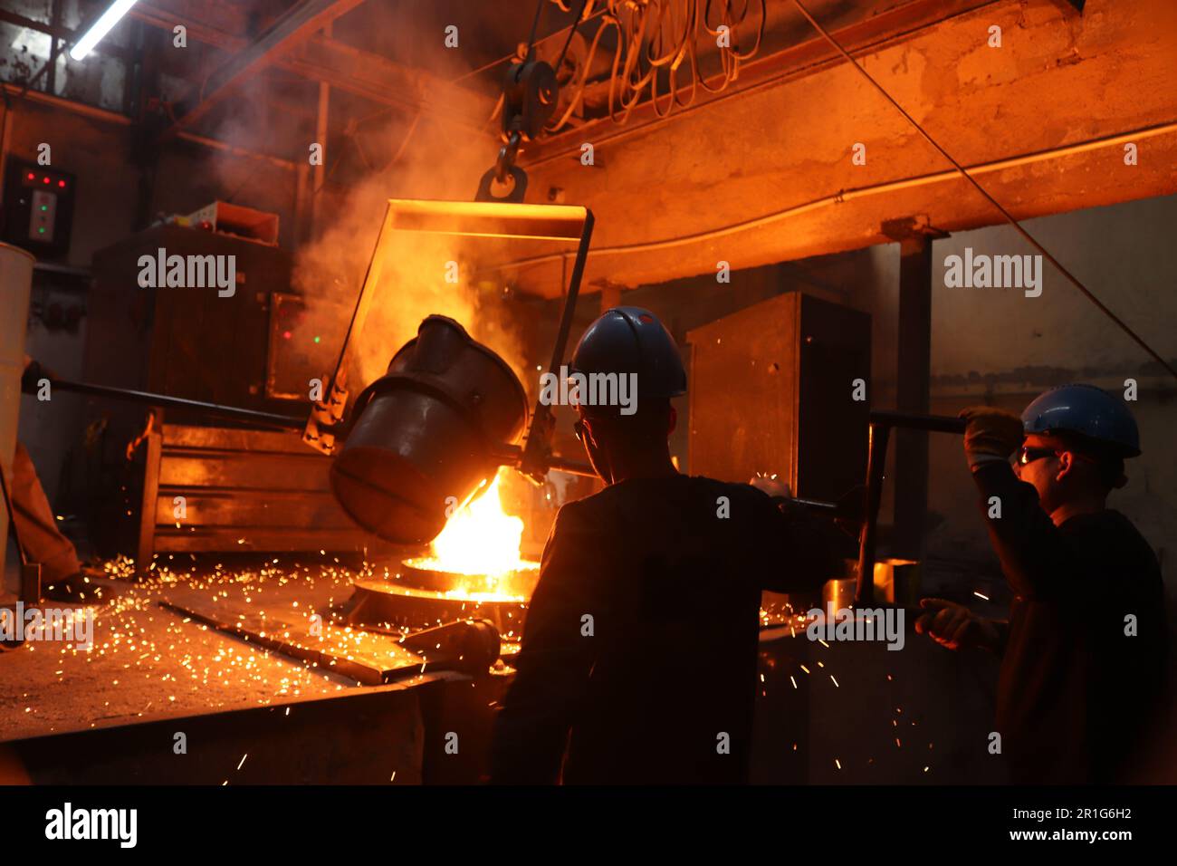 metal industry works foundry factory Stock Photo Alamy