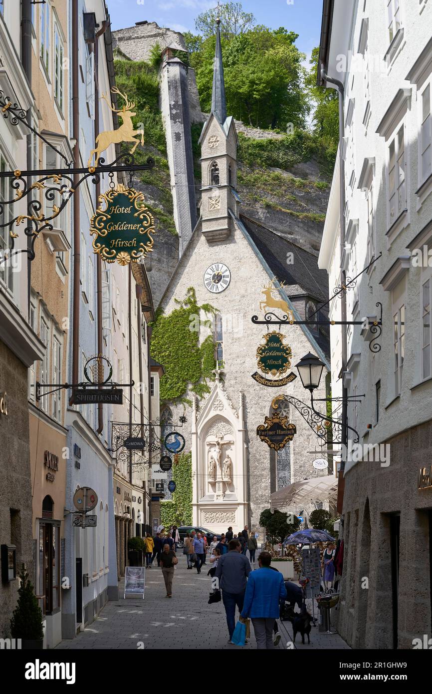 Getreidegasse, Old Town, Salzburg, Austria Stock Photo - Alamy