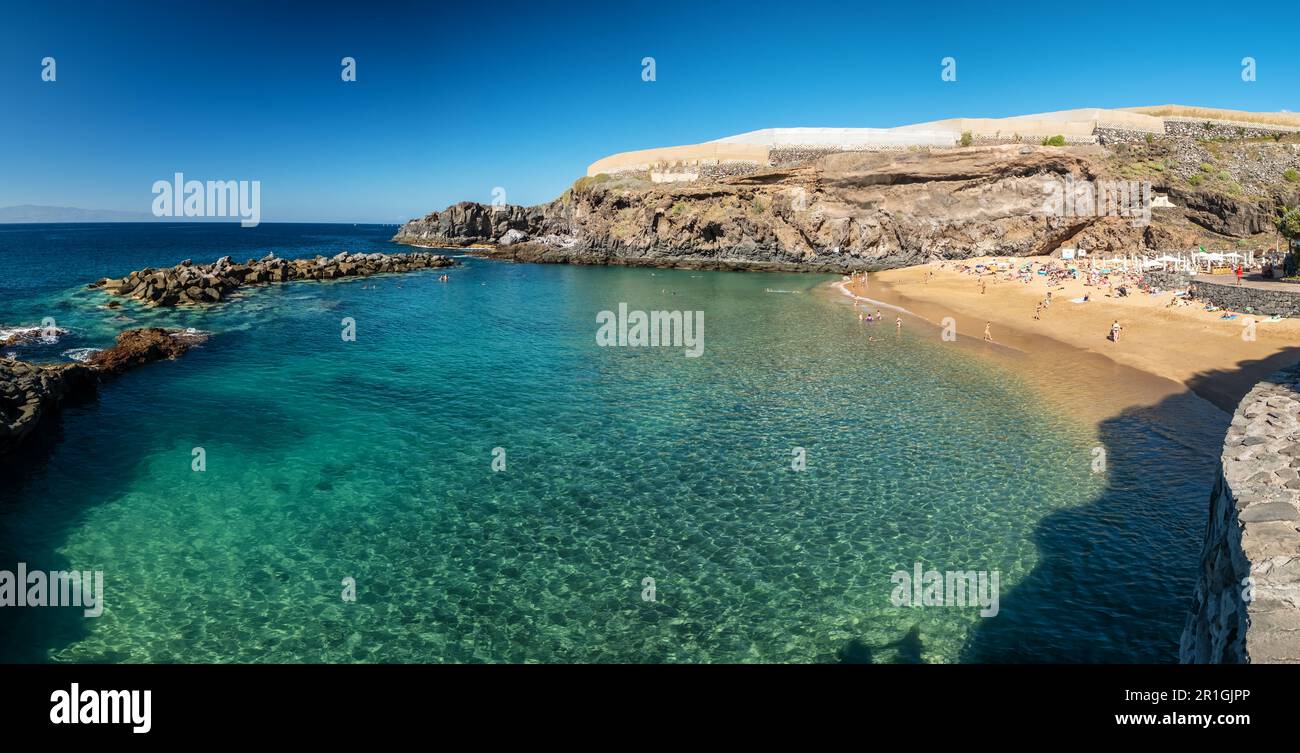 Abama beach, Tenerife, Canary Islands, Spain Stock Photo