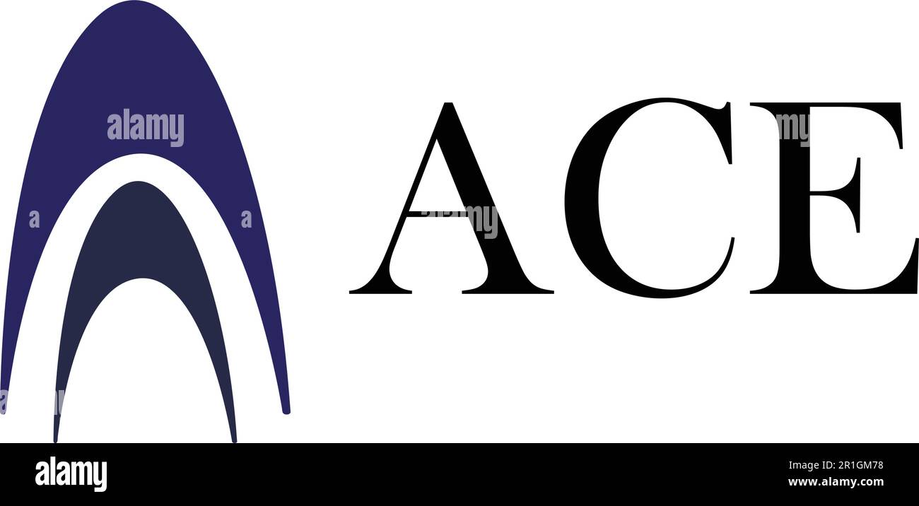 The Ace Letter A Logo is a sleek and modern design that showcases the letter 'A' in a bold and distinctive way. This vector file provides a high-quali Stock Vector