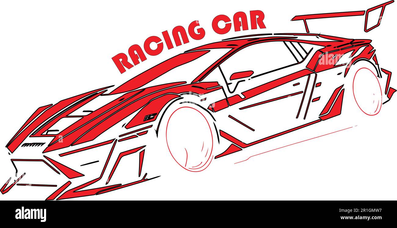 This Racing Car Logo Template is perfect for any business or brand related to racing, cars, or automotive industries. Stock Vector