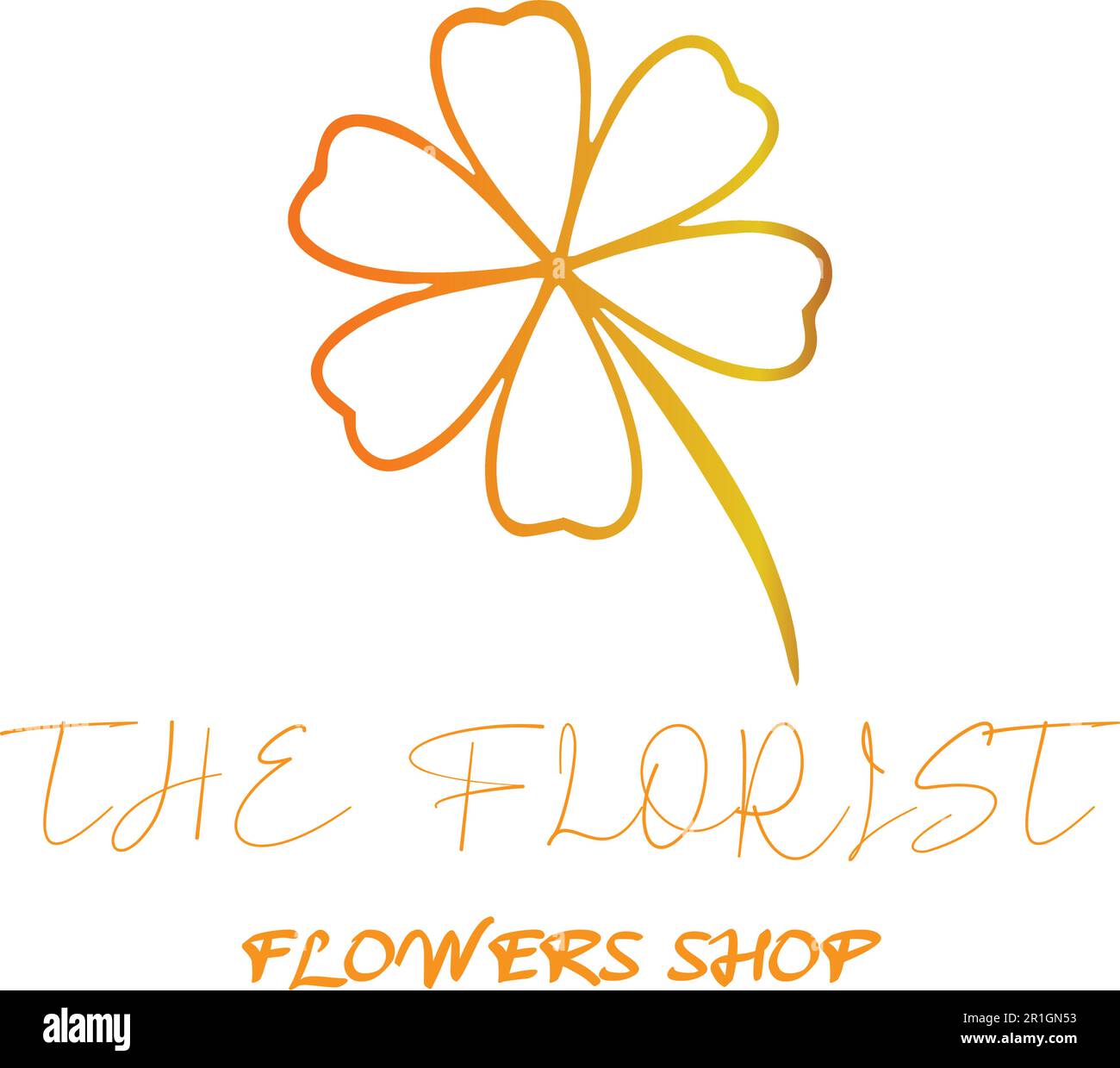 The Florist Flowers Shop Logo Template Vector File is a modern and elegant design perfect for any flower shop or florist business. The logo features a Stock Vector