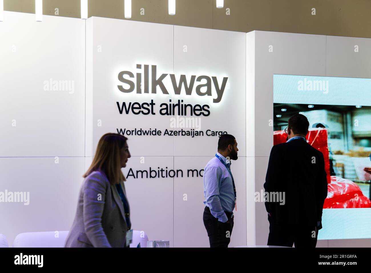 Munich, Germany. 12th May, 2023. Silkway on May 12, 2023 at the Transport Logistic, International Exhibition for logistics, mobility, IT and supply chain management, in Munich, Germany. (Photo by Alexander Pohl/Sipa USA) Credit: Sipa USA/Alamy Live News Stock Photo