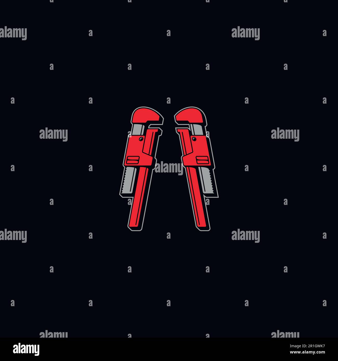 Plumb wrench Stock Vector Images - Alamy