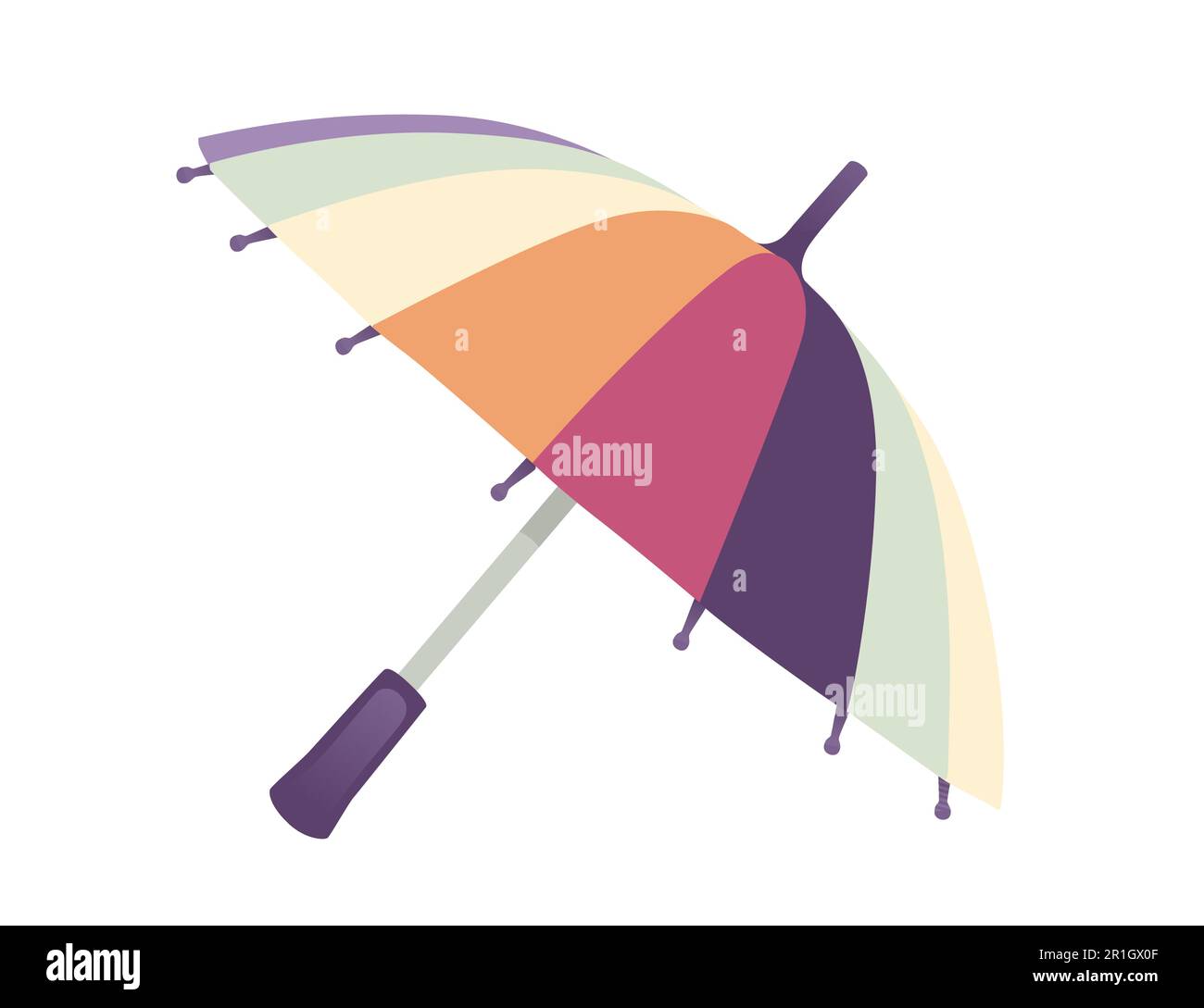 Opened umbrella vector illustration isolated on white background Stock ...