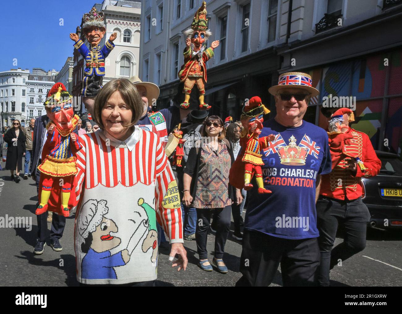 London, UK. 14th May, 2023. The procession around the church starts the