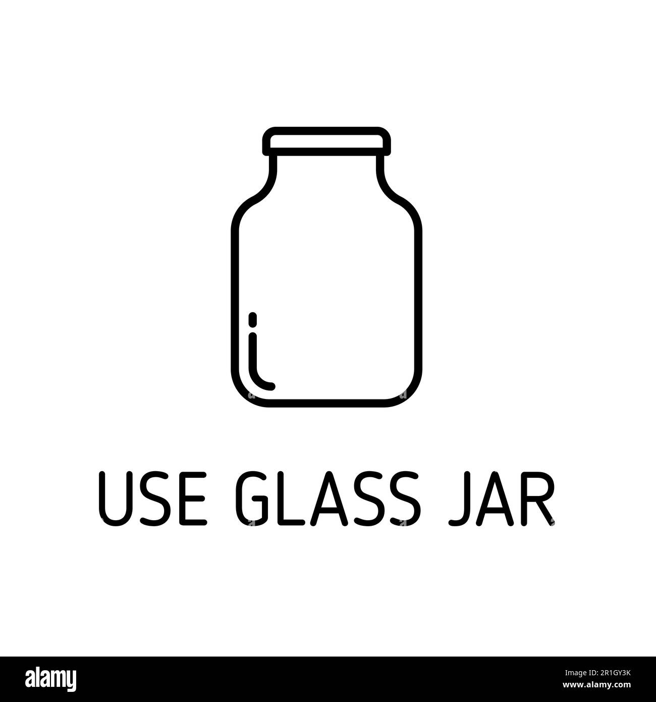 use glass jar outline vector icon Stock Vector Image & Art Alamy