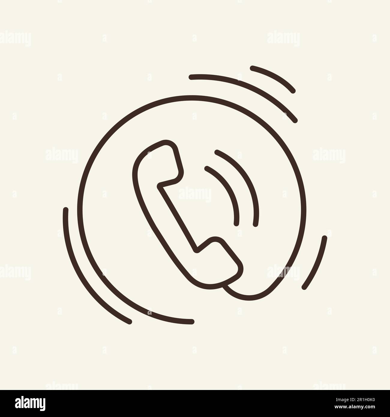Dialing client Stock Vector Images - Alamy