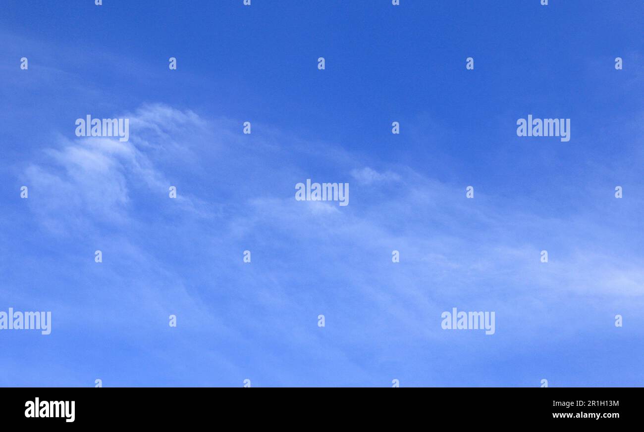 beautiful white clouds in panorama blue sky Stock Photo - Alamy