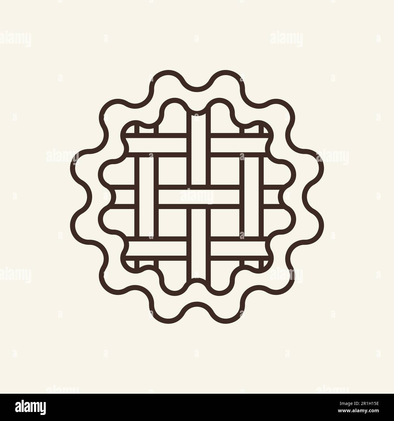 Crust dish Stock Vector Images - Alamy