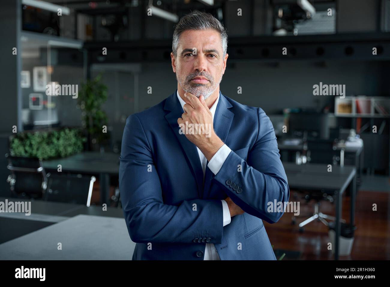 Serious middle aged man hi-res stock photography and images - Alamy