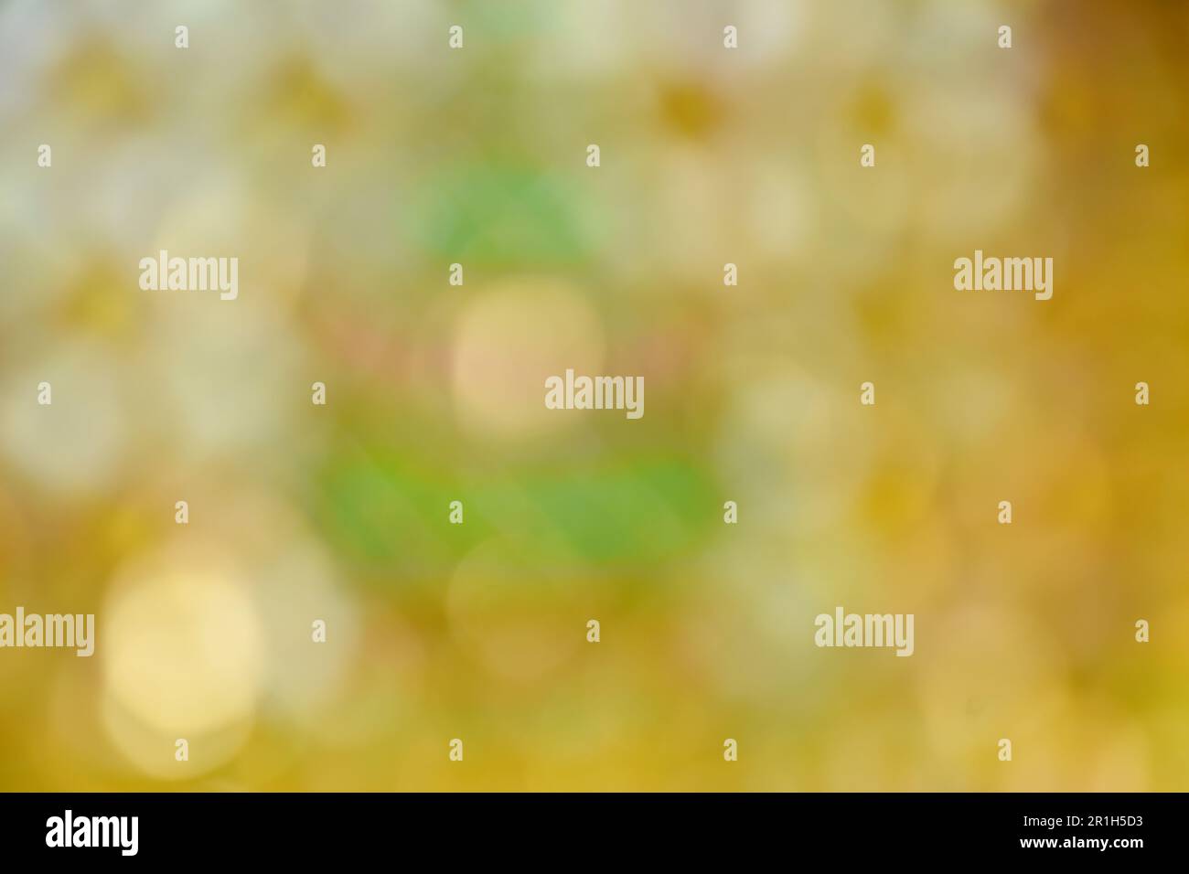 blurry yellow shiny light background and texture Stock Photo