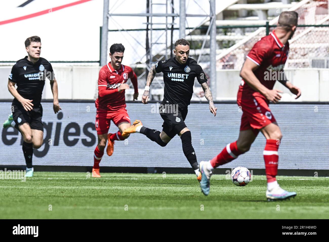 Club's Noa Lang pictured in action during a soccer match between