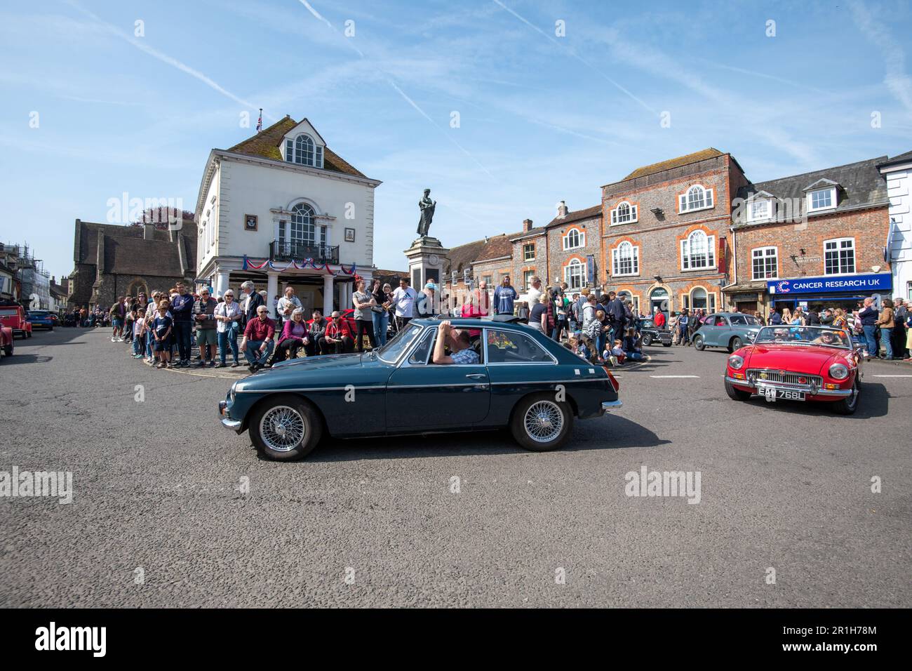 Wallingford Car Rally May 14th 2023 Vehicle Parade through