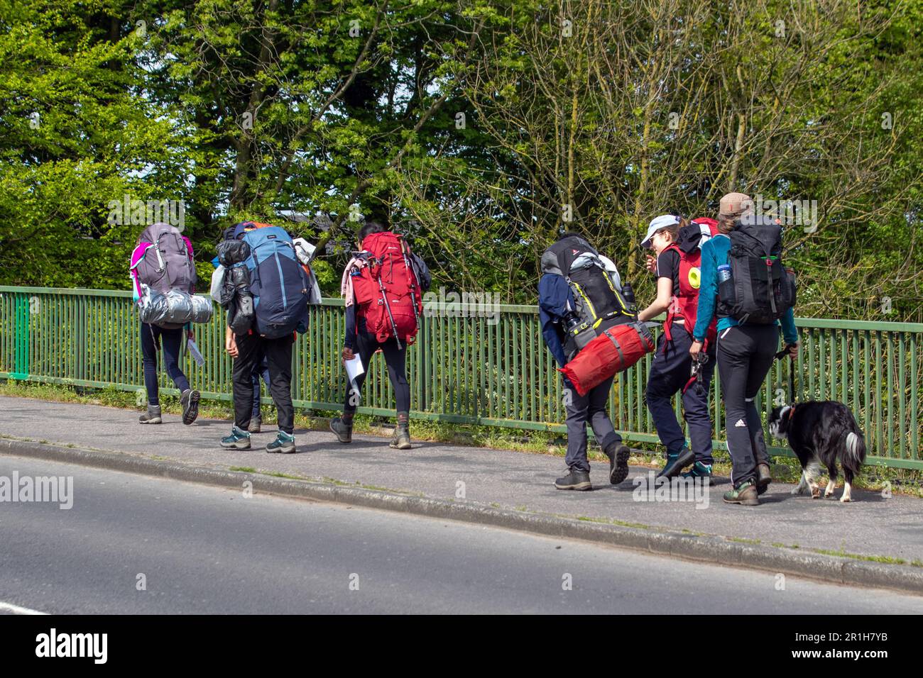 Chorley Lancashire, UK . 14 May 2023 Duke of Edinburgh camping, all