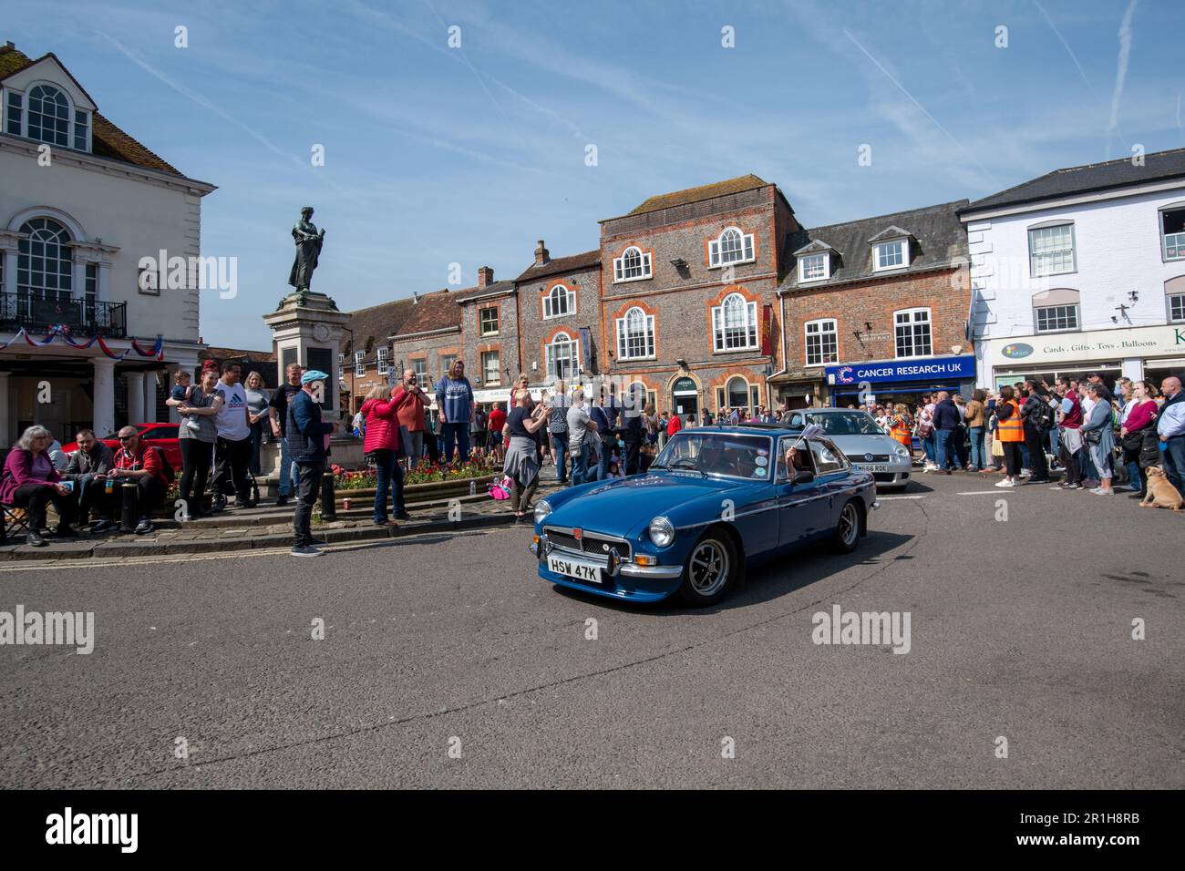 Wallingford Car Rally May 14th 2023 Vehicle Parade through
