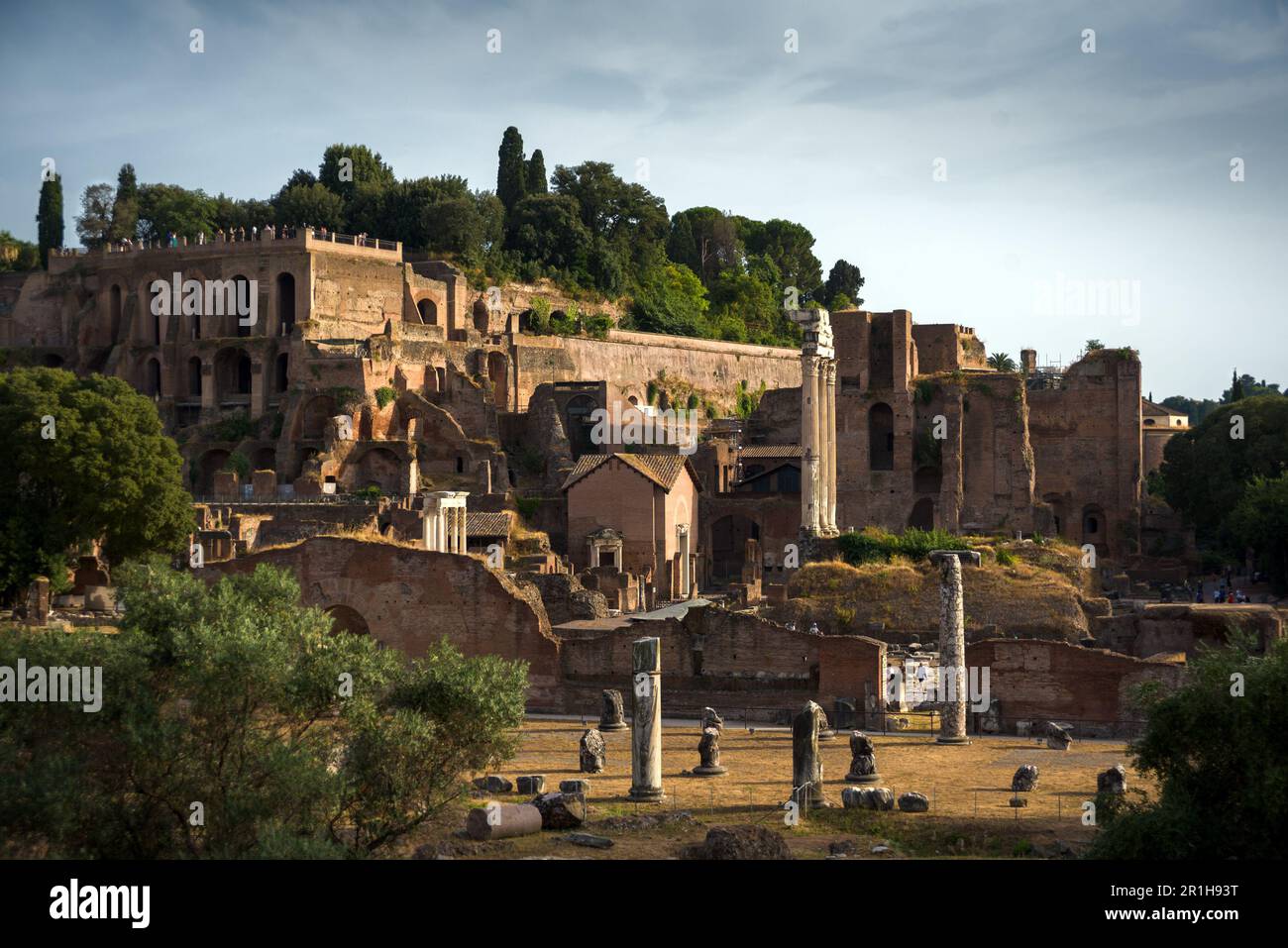 Roman Forum in Rome Stock Photo