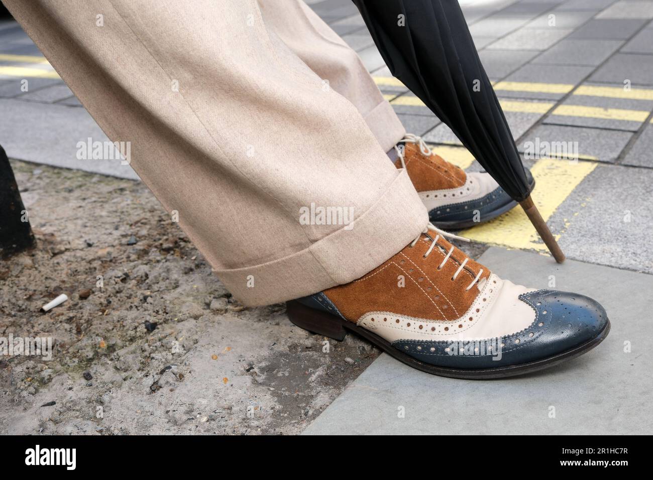 Jermyn Street, London, UK. 14th May 2023. The Third Grand Flaneur Walk in central London. Credit: Matthew Chattle/Alamy Live News Stock Photo