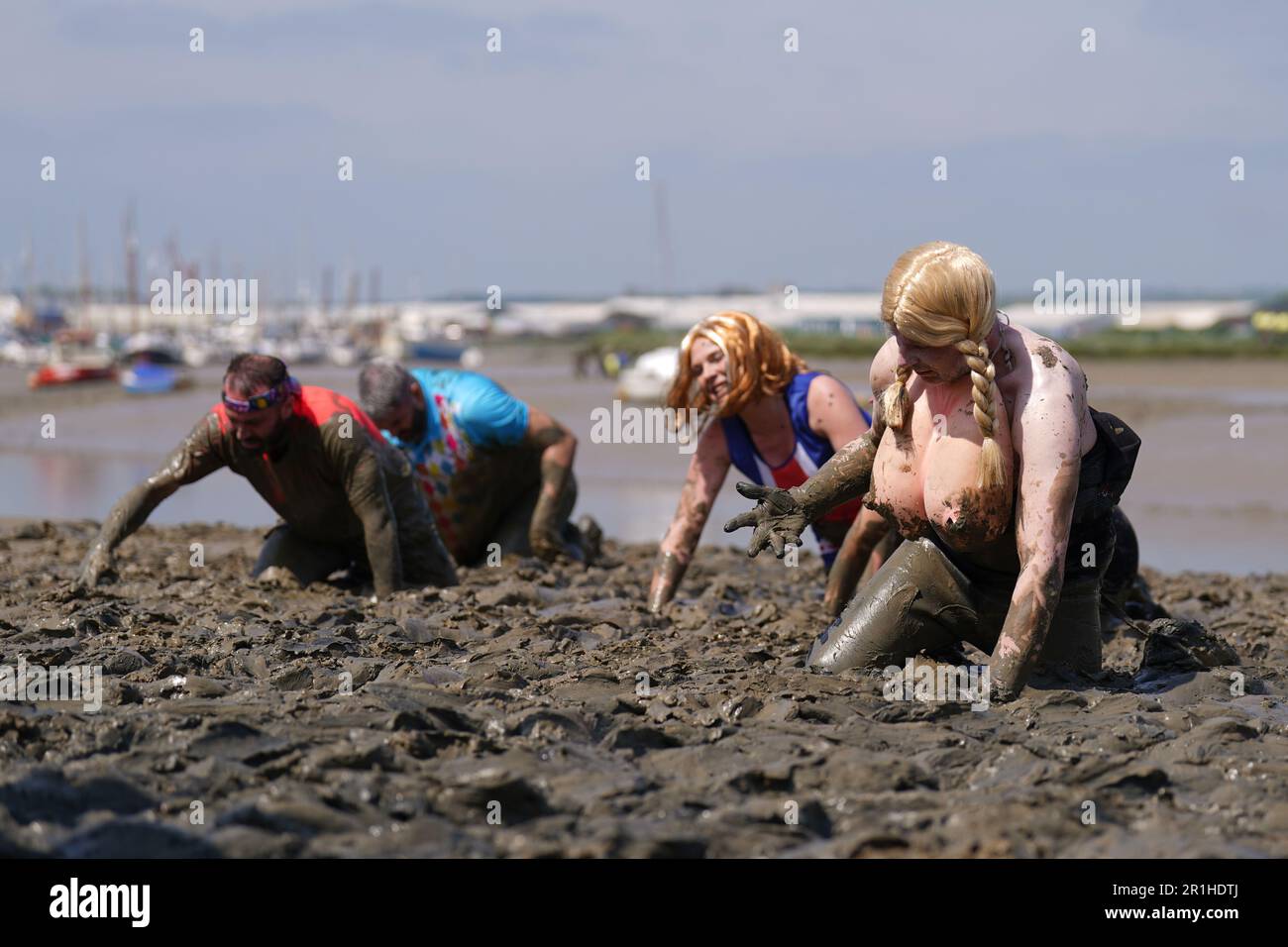 Mudf Rice Maldon mud race 2023 hi-res stock photography and images - Alamy