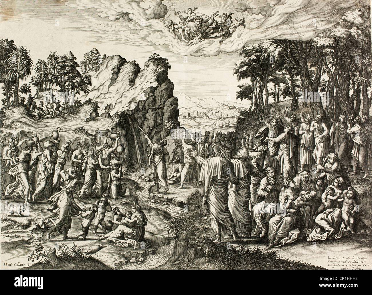 Story of the Prophet Moses, Moses Strikes the Rock, c. 1560, Historical