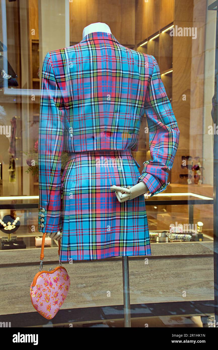 Vivienne Westwood designs iconic fashion Glasgow, Scotland, UK Stock