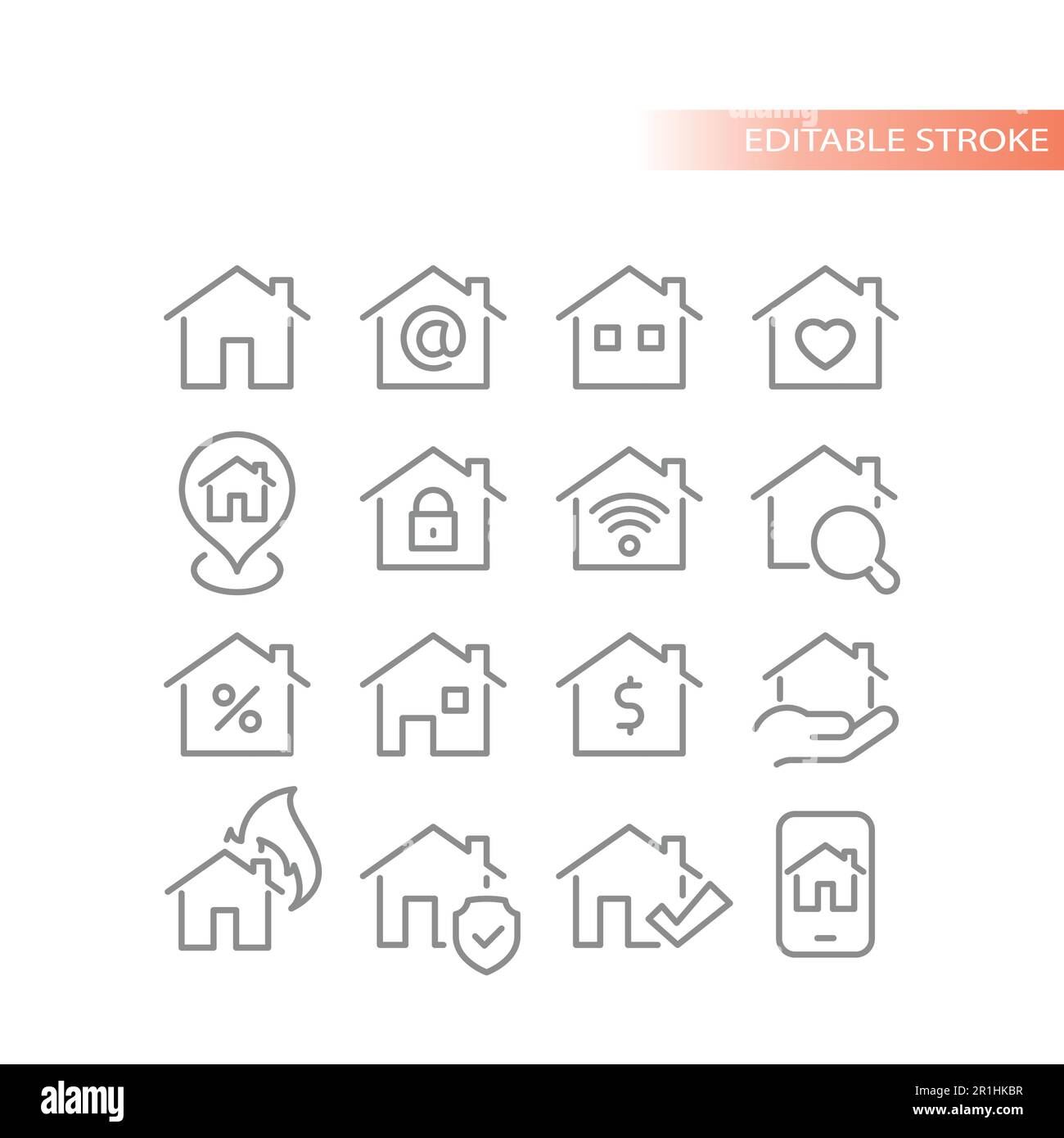 Cost of houses Stock Vector Images Alamy