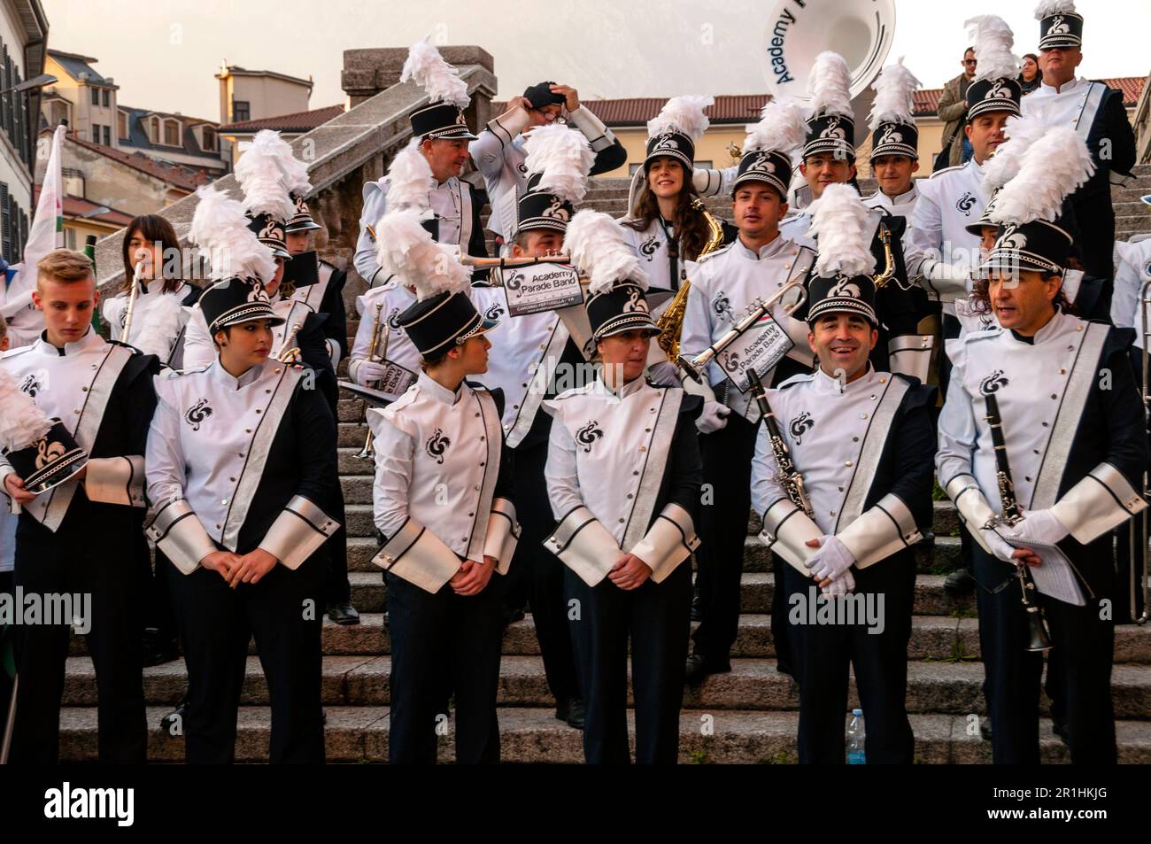 Italia marching show bands hires stock photography and images Alamy