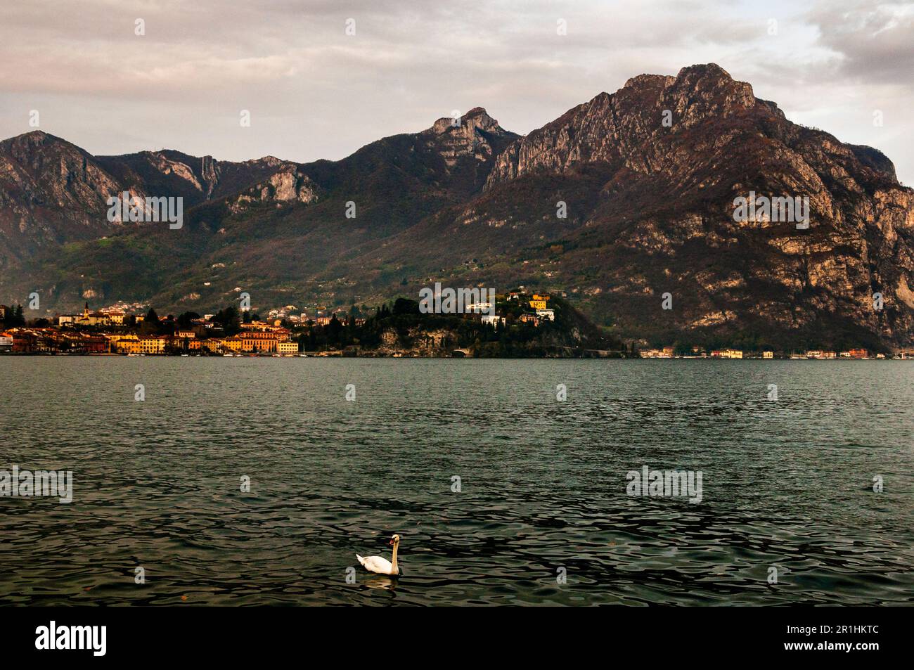 Lecco, Lake Como in Northern Italy. Stock Photo
