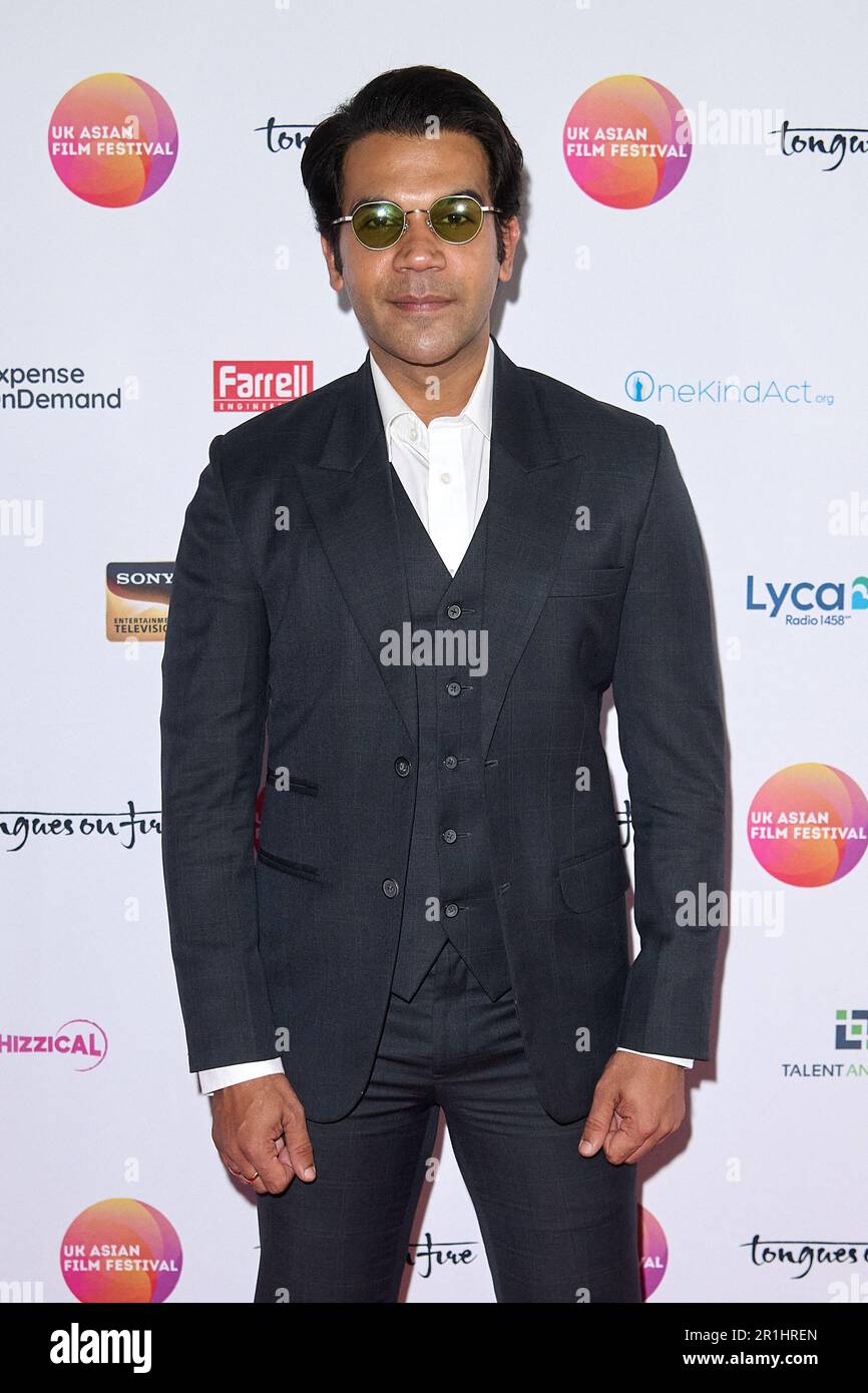 London, UK . 14 May, 2023 . Rajkummar Rao pictured at the UK Asian Film