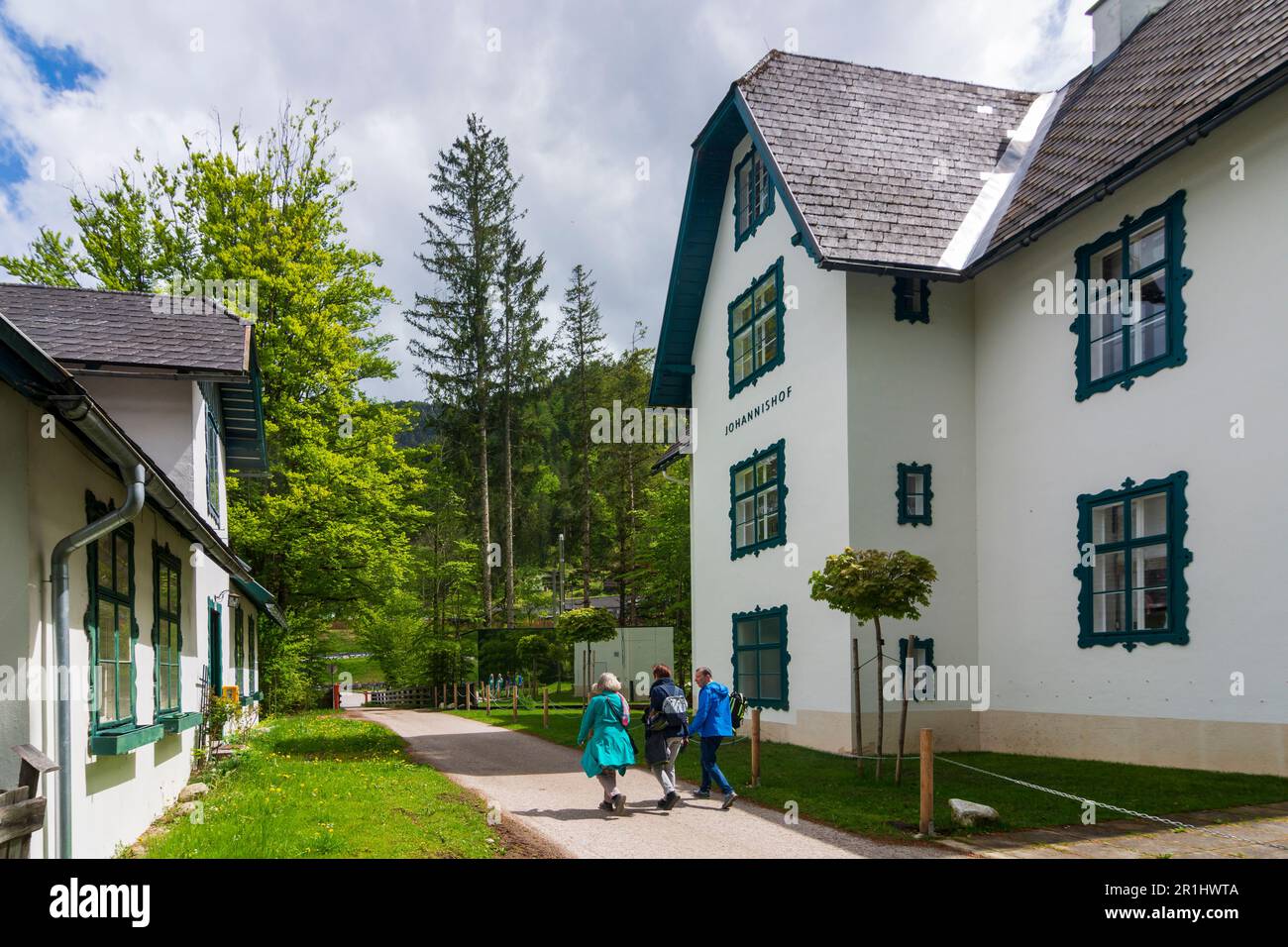 Hinterstoder: house Johannishof in Pyhrn-Priel, Oberösterreich, Upper Austria, Austria Stock Photo
