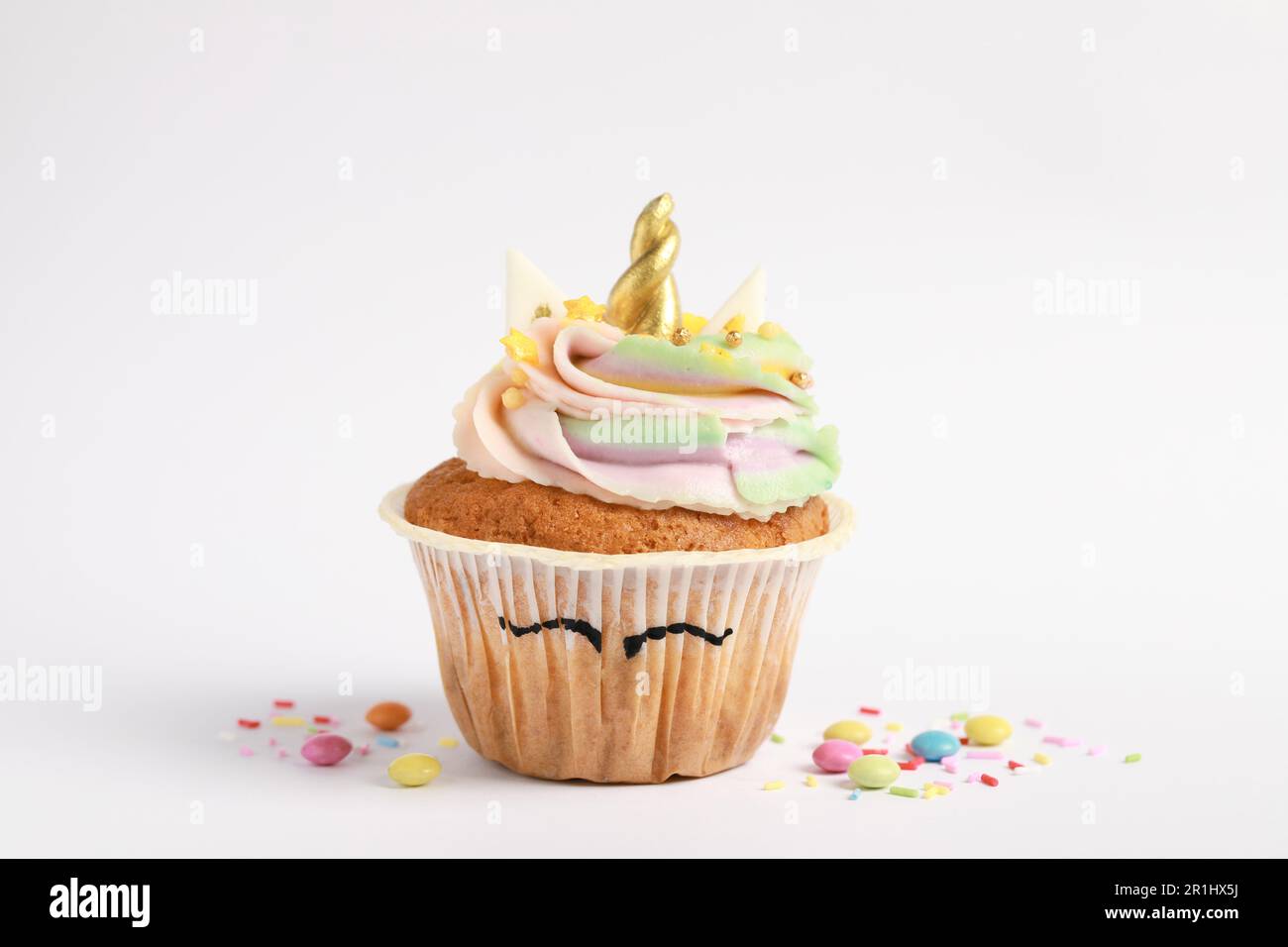 Scooping Batter With A Cupcake Scoop To Make Unicorn Cupcakes Stock Photo -  Download Image Now - iStock