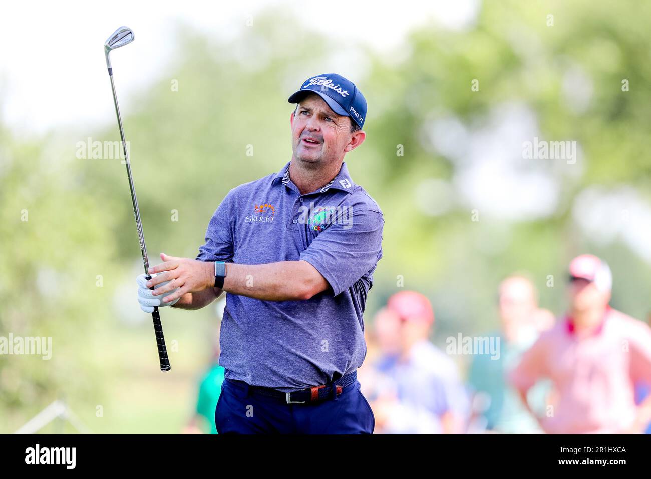 May 13, 2023: Greg Chalmers on the 3rd hole during the third round of the AT&T Byron Nelson golf tournament at TPC Craig Ranch in McKinney, TX. Gray Siegel/CSM Stock Photo
