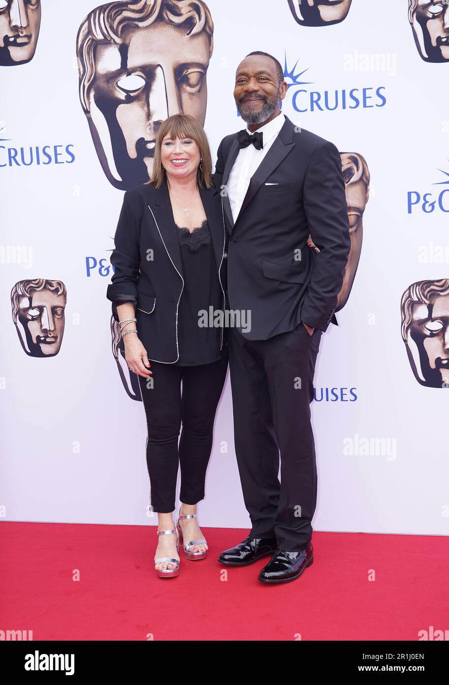 Sir Lenny Henry and partner Lisa Makin attending the Bafta Television ...