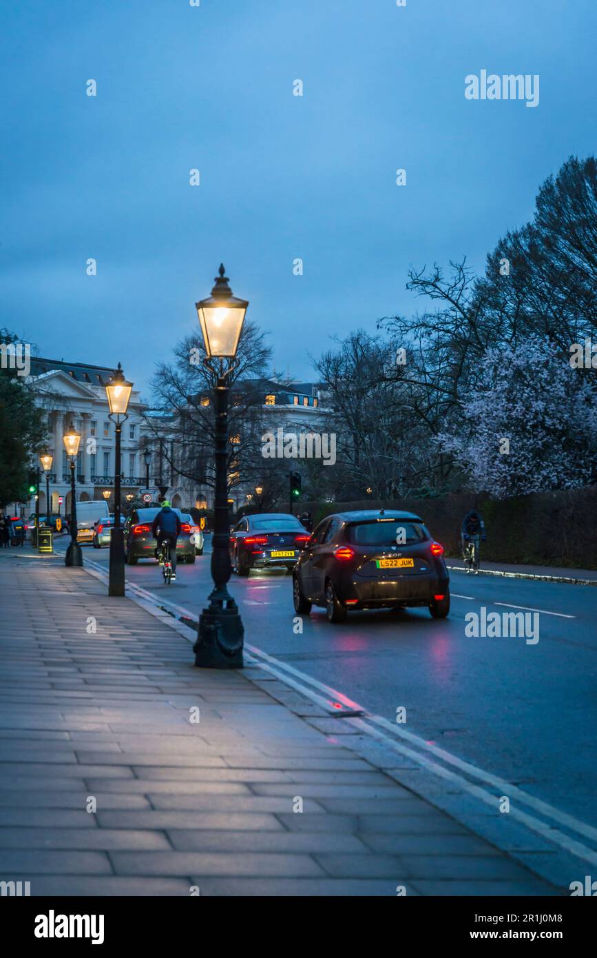 Regents street empty night hi-res stock photography and images - Alamy