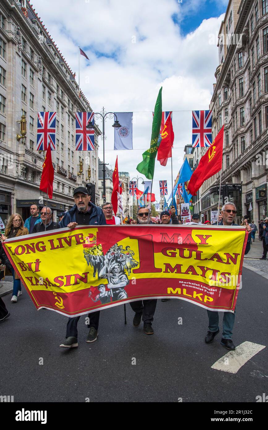 MarxistLeninist Communist Party (Turkey) banner, May Day International
