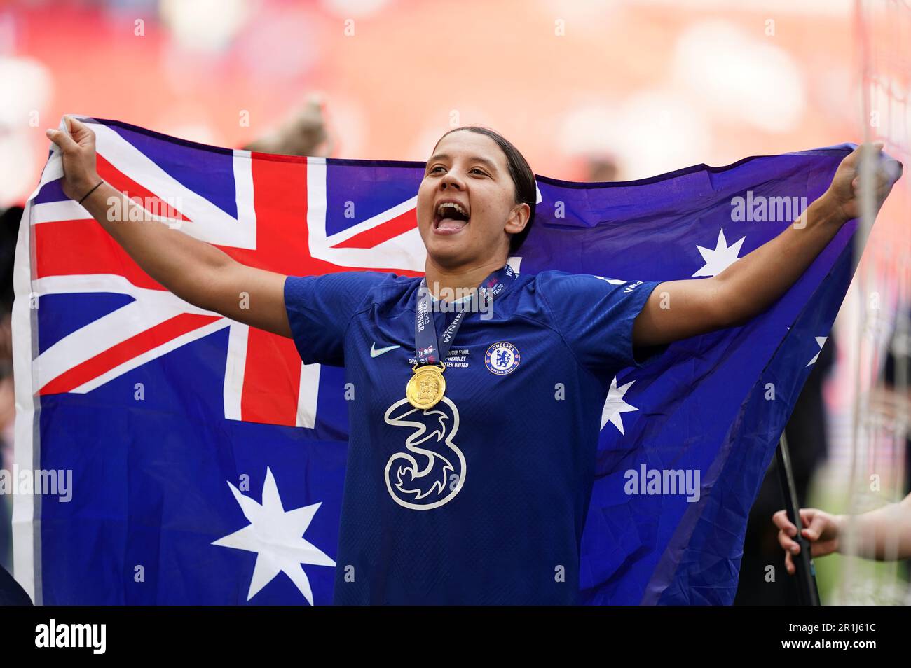 Sam kerr chelsea flag hi-res stock photography and images - Alamy