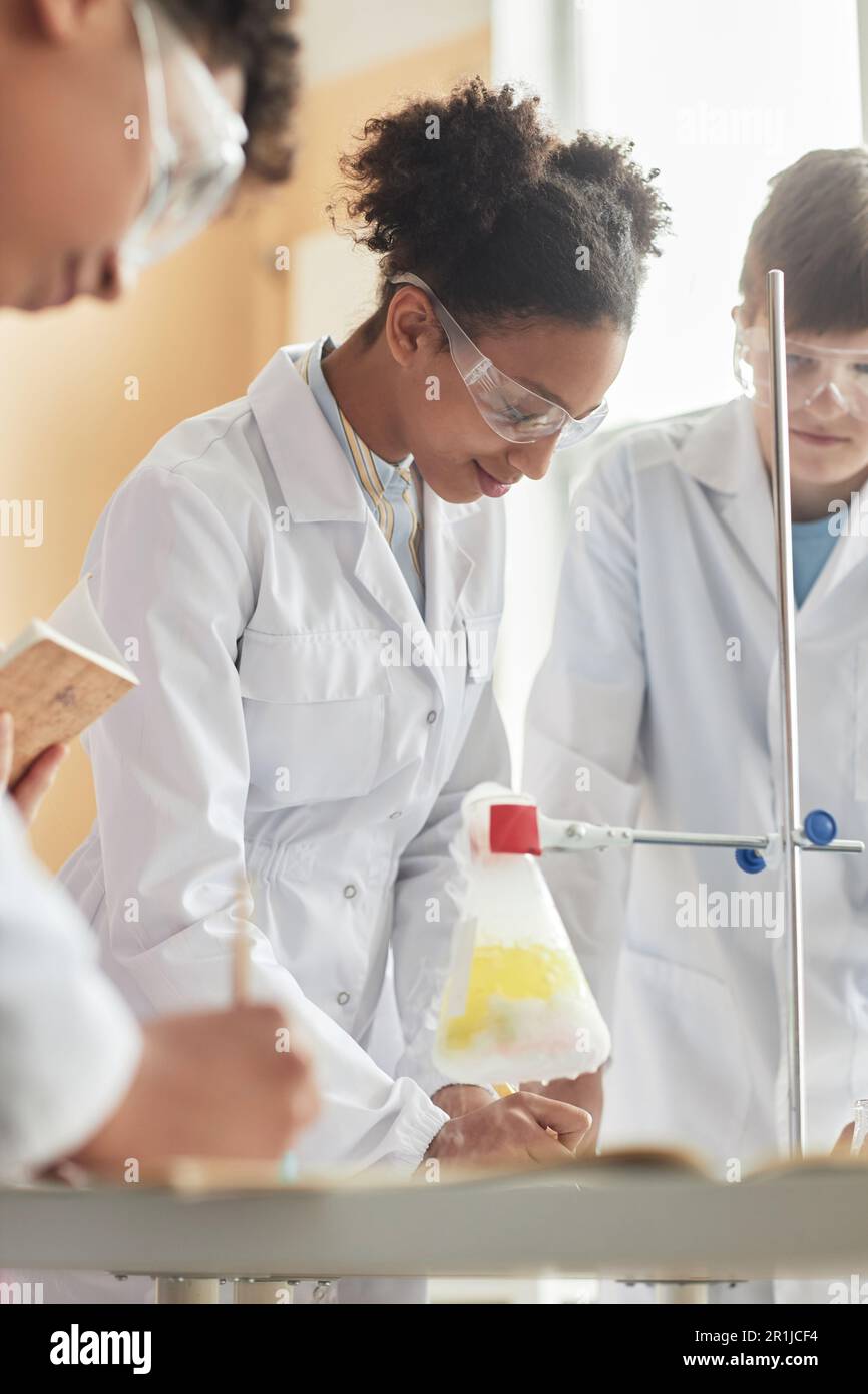 Teen wearing safety goggles hi-res stock photography and images - Alamy
