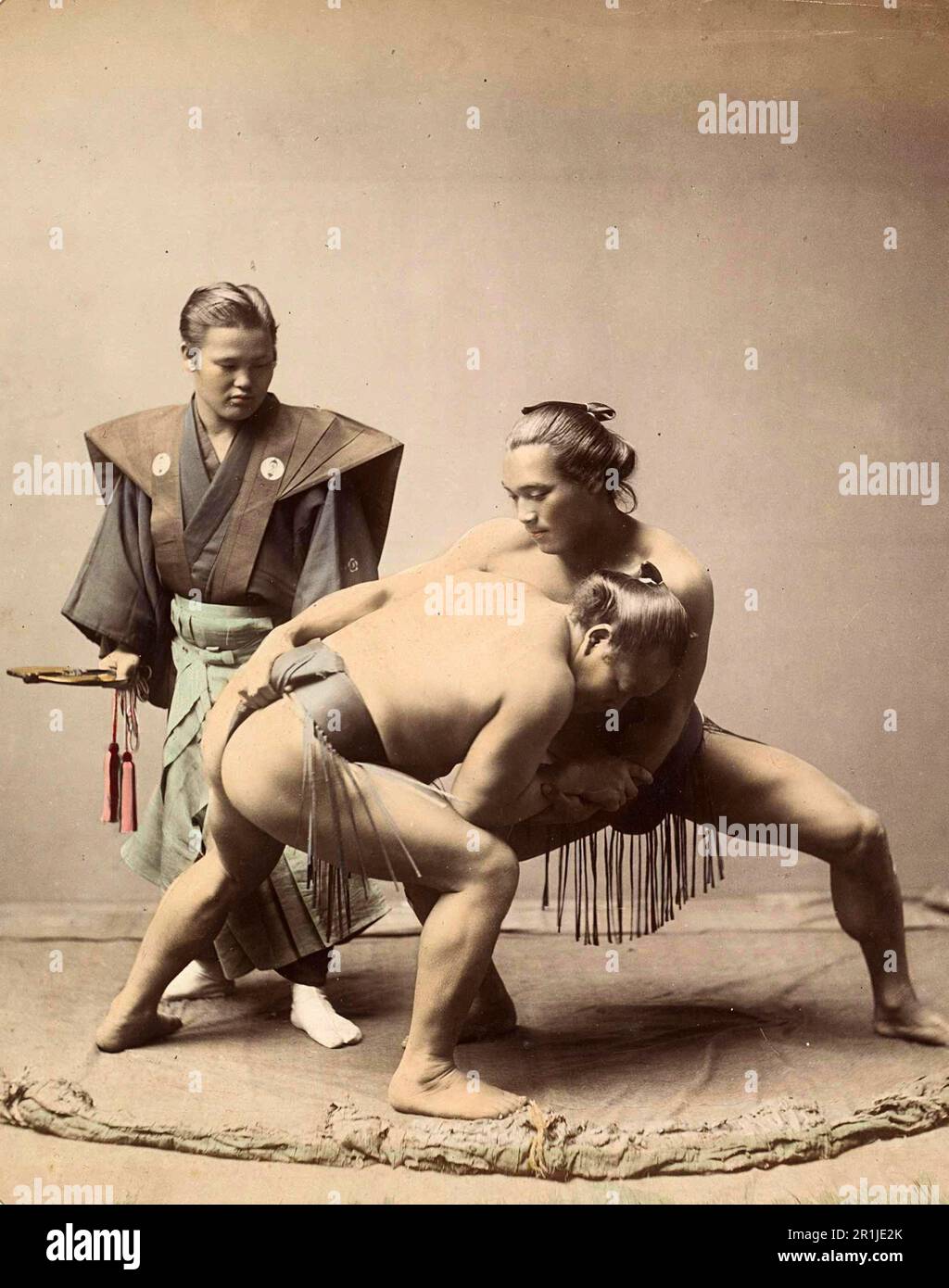 Japanese wrestler around 1871 sumo wrestler sumo wrestler Japan