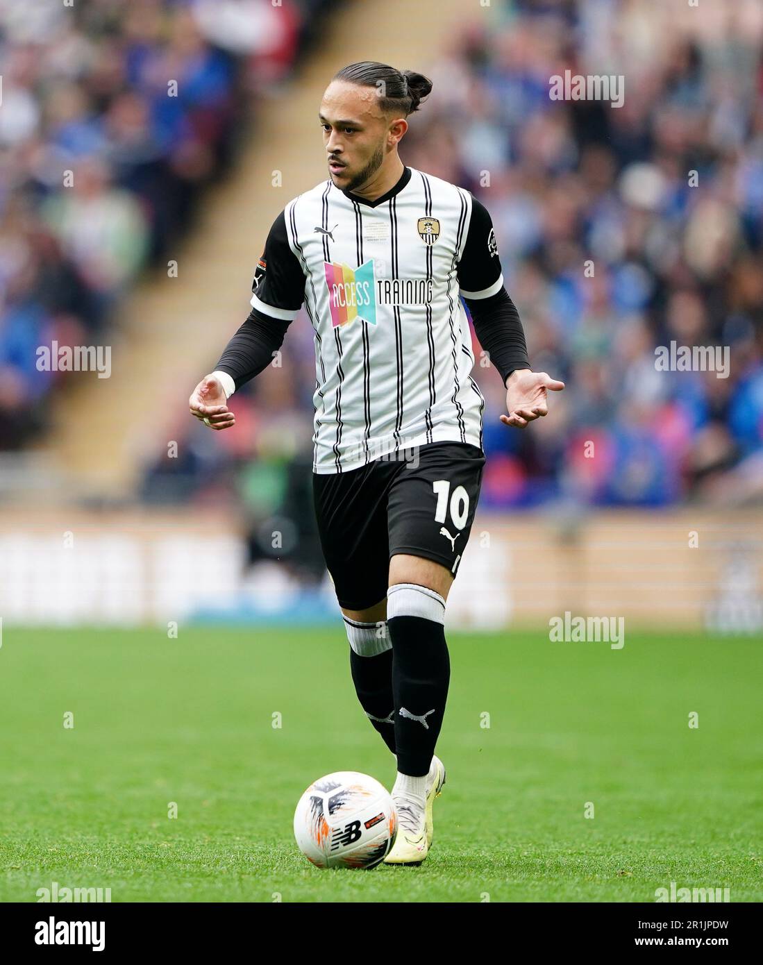 Notts County's Jodi Jones during the Vanarama National League play-off final at Wembley Stadium, London. Picture date: Saturday May 13, 2023. Stock Photo